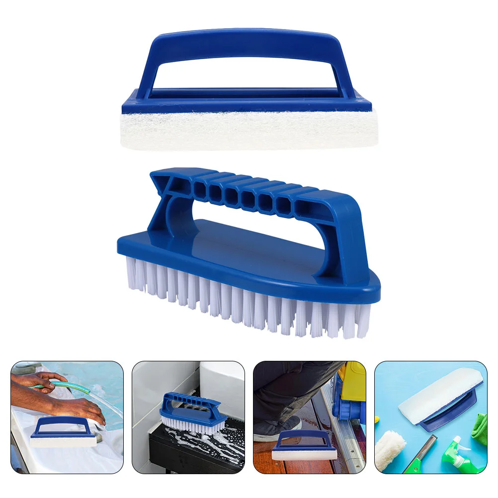 

Swimming Pool Cleaning Sponge Brushes with Handle Mop Suction Head Plastic Manual Cleaner Multi Purpose Clean Tools