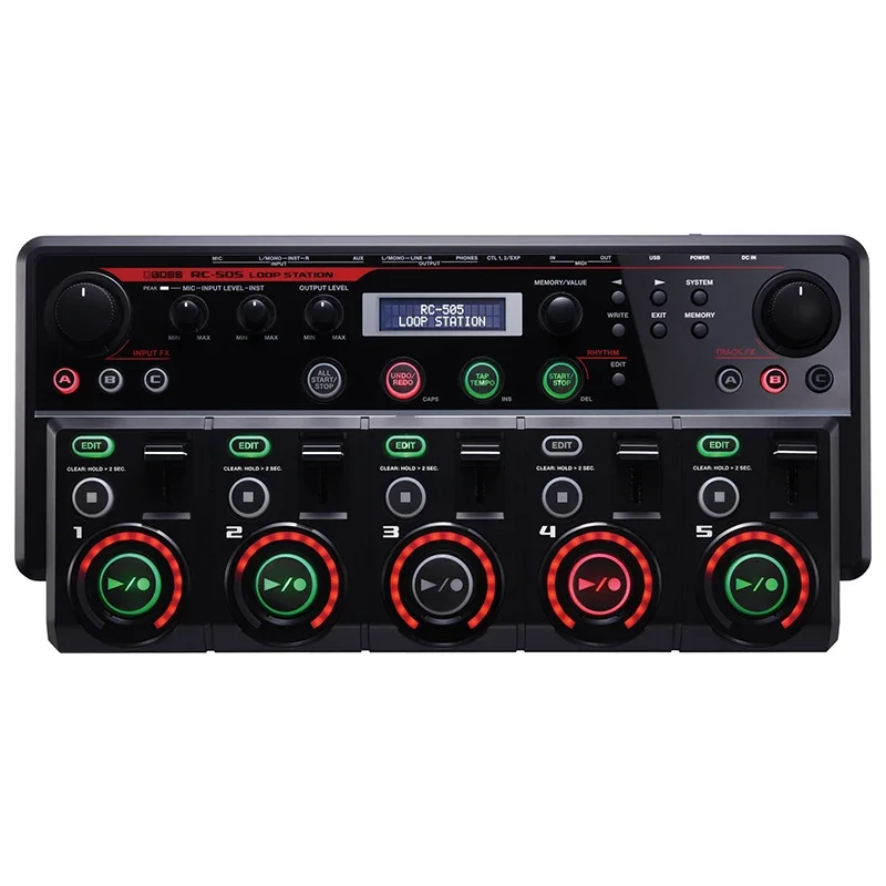 Rc-505 Loop Station Pedale Effetto Chitarra Con 5 Tracce Audio Registrazione Stereo 3 Ore Memoria 99 Licks
