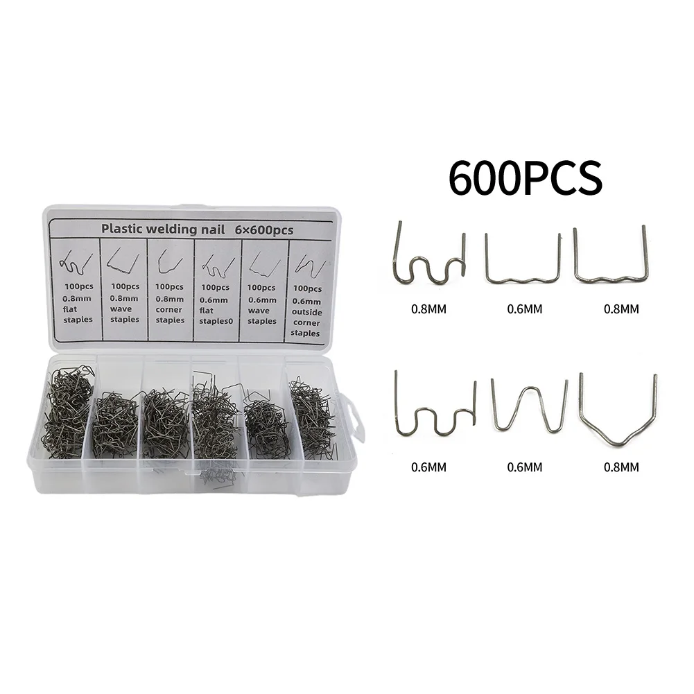 

Fender Box Staples Silver Part Parts Plastic Popular 600Pcs Bumper Hot Hot Sale Repair Machine Tool Accessories