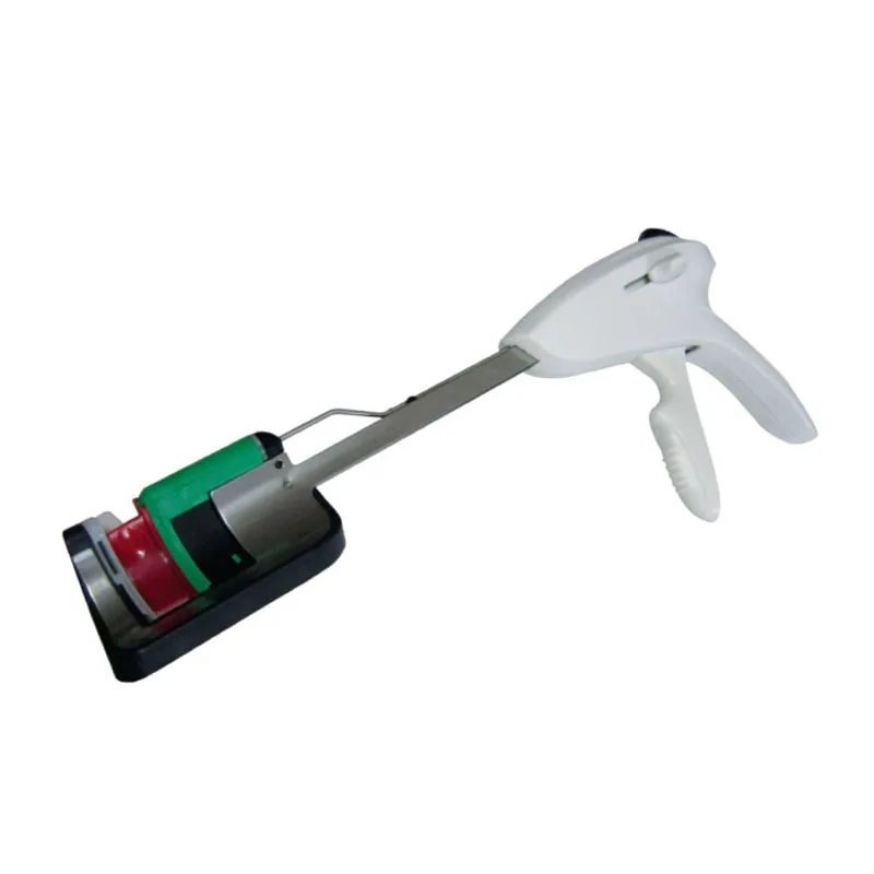 

Hot Sale Disposable Contour Curved Cutter Stapler for Open Surgery