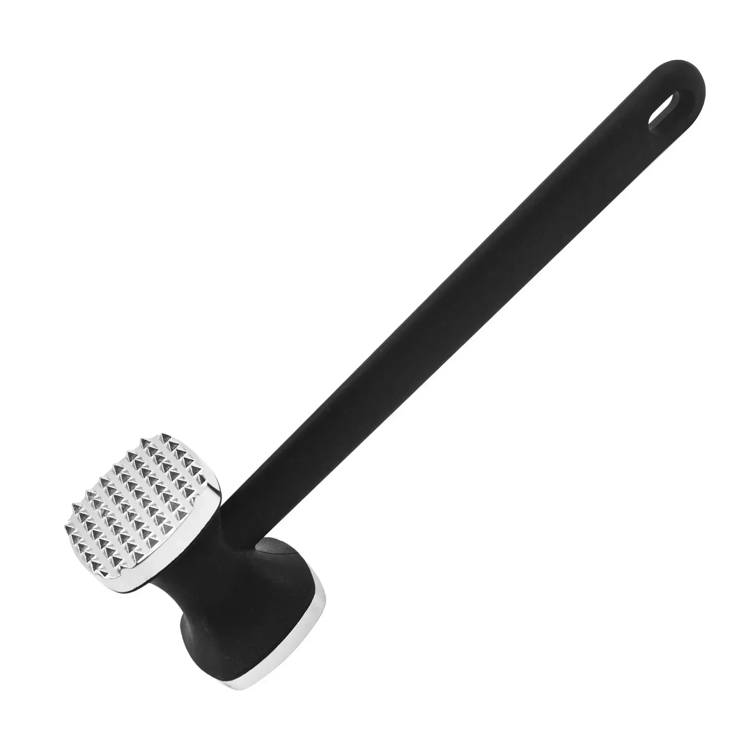 Dual-Sided Meat Tenderizer Hammer Heavy Duty Meat Pounder with Non-Slip Handle Sturdy Mallet Masher for Tenderizing Steak