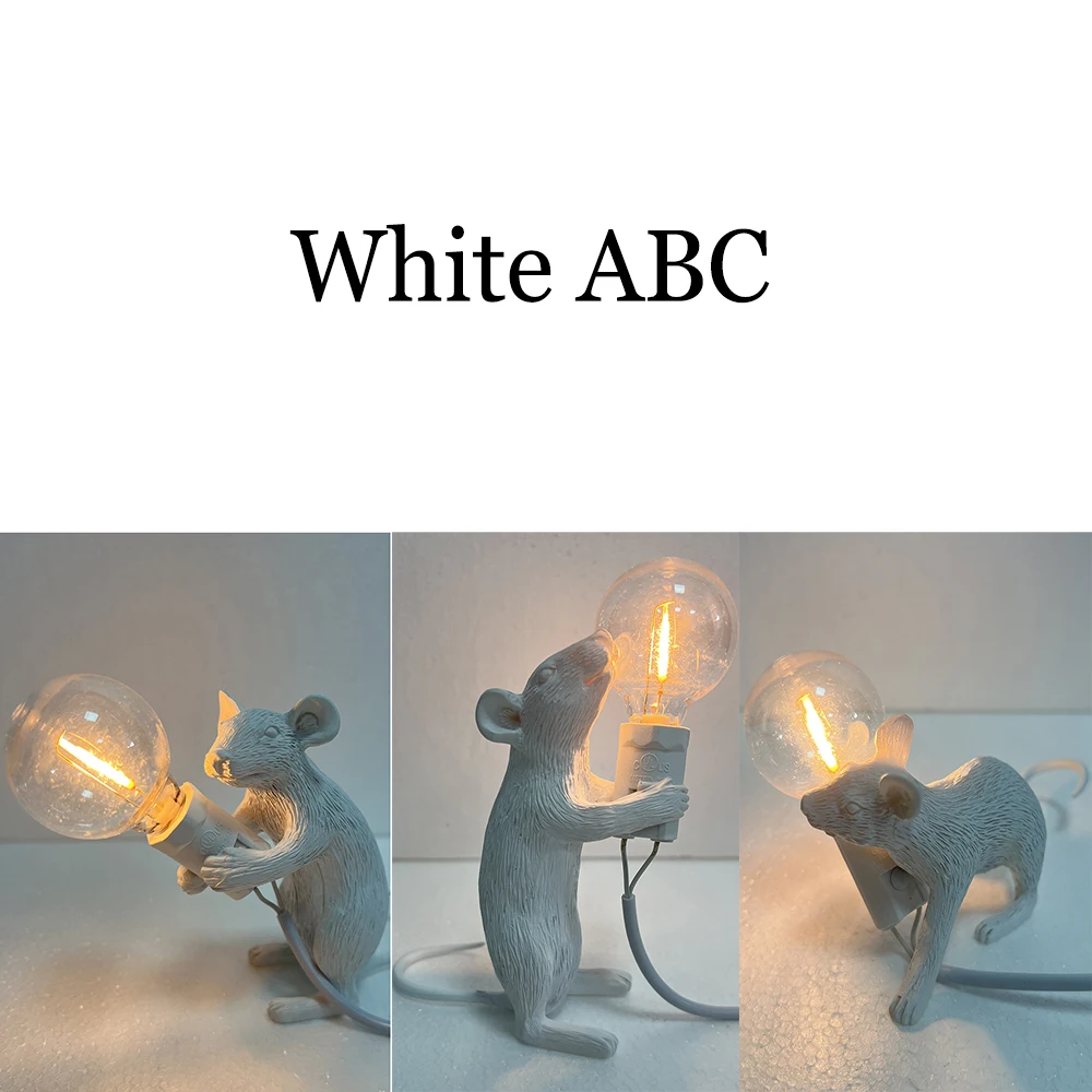 Handmade Resin Animal Desk Lamp LED Lighting
