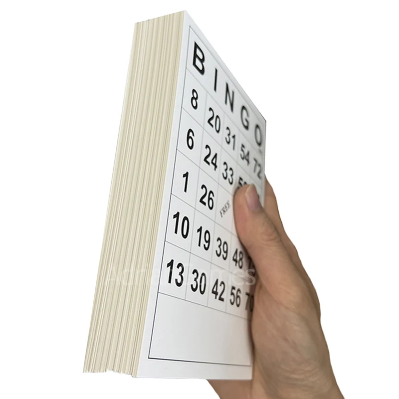 60 Pieces Bingo Cards