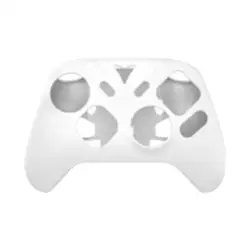 Enhanced Silicone Protective Controller Case with Joystick Caps - Drop - proof, Scratch - resistant, and Sweat - resistant (WHITE)