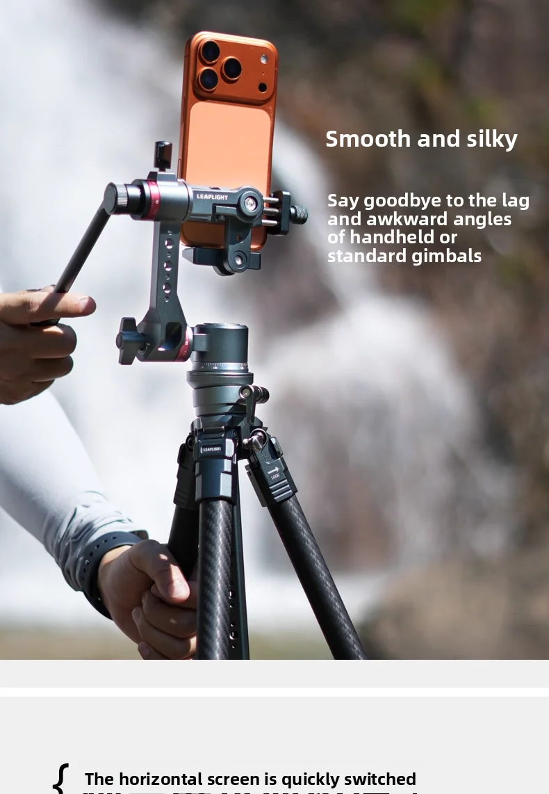 Leaplight LYR3 3-axis Universal Phone Gimbal Tilt Adjustable 360° Rotation for M