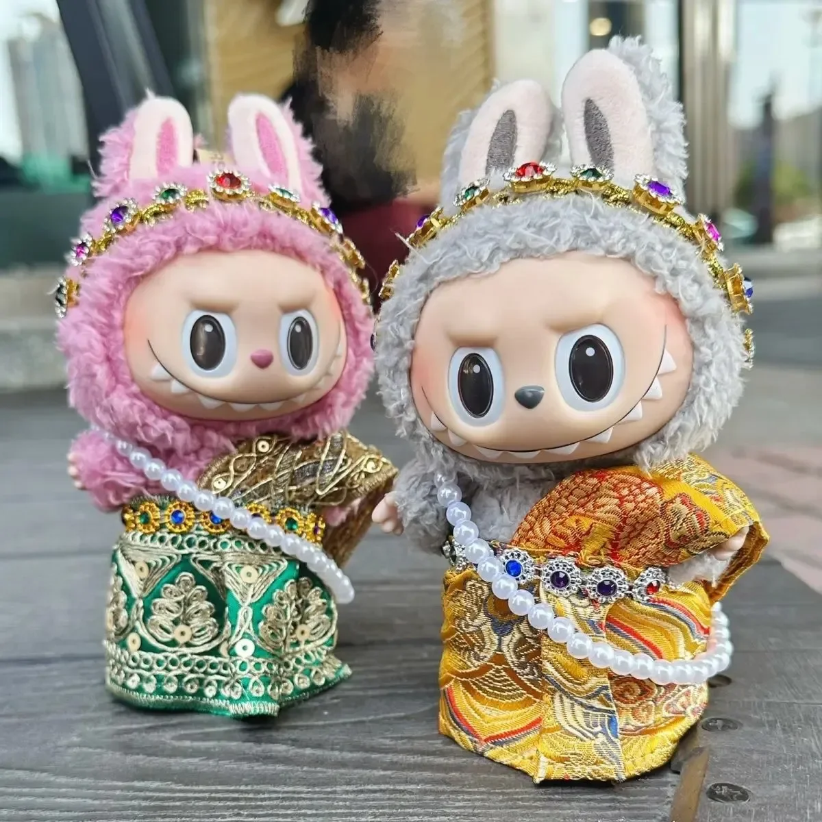 For 17cm Labubu Thai Traditional Decoration Doll Clothes Ropa Labubu V1V2V3 Fashion Outfit Accessories Cute Style 3