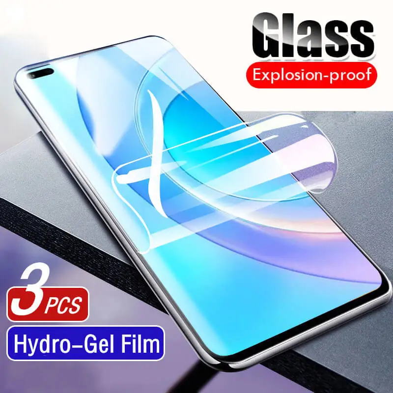 3 шт. полное покрытие для Honor 50 Lite защитное стекло Гидрогелевая пленка 3D Huawei Nova 9 8 8i