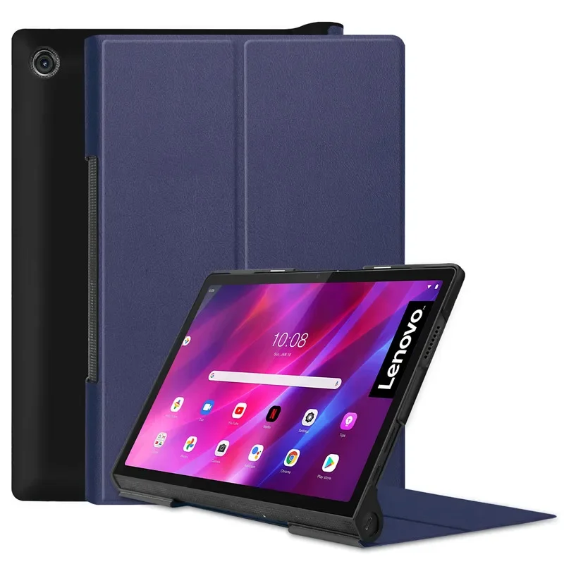 Lenovo Yoga Tab 11 YT J706F タブレット PU レザー保護カバー
