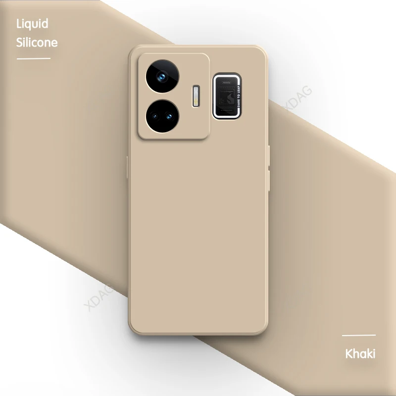 Premium Liquid Silicone Phone Case with Lens Protection - Durable Back Cover