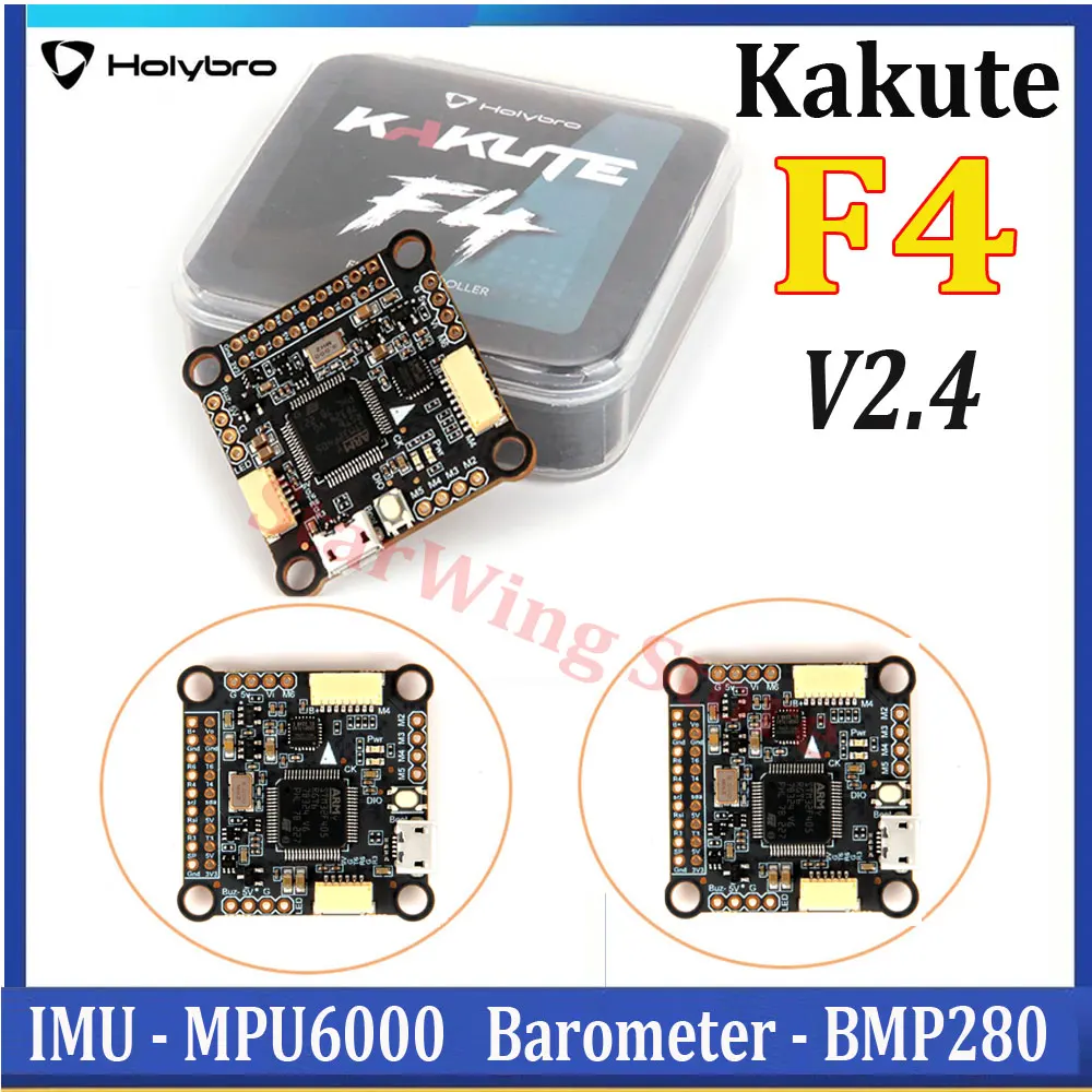 Holybro Kakute F4 V2.4 Controller Di Volo Mpu6000 Con Barometro Bmp280 Osd 30 X30Mm 2-8S Per Droni Freestyle Rc Fpv