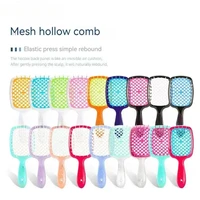 Head Massage Hollow Comb Honeycomb Comb Wet And Dry Fluffy Styling Rib Comb Anti-Hair Loss Scalp Massage Air Cushion Comb 1