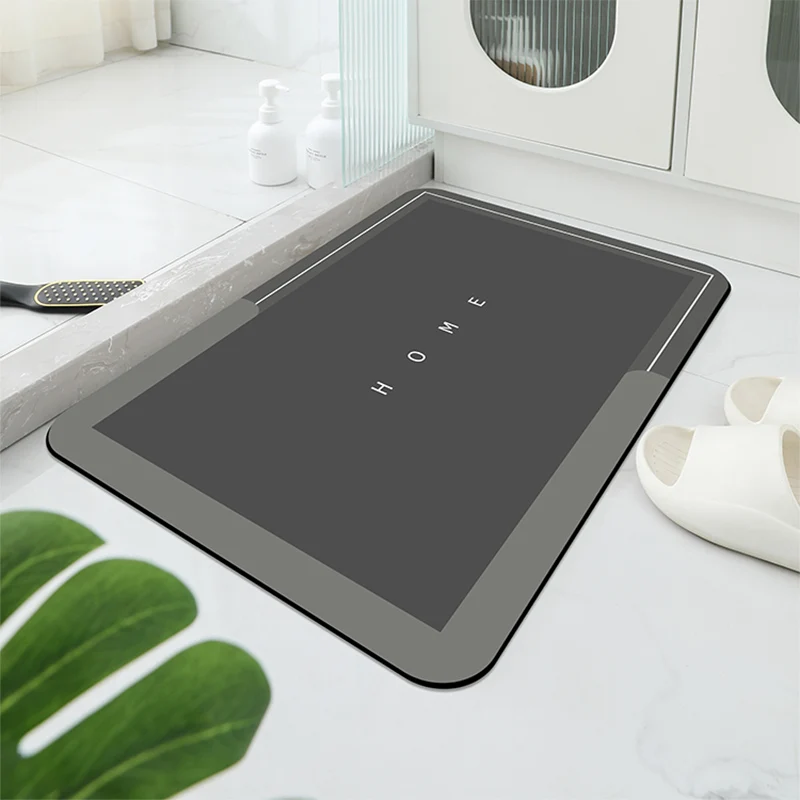 Bathroom Floor Mat, Soft Diatomaceous Mud, Absorbent Quick Drying Carpet, Diatomaceous Earth Anti Slip Mat, Door Mat Bathroom Floor Mat, Soft Diatomaceous Mud, Absorbent Quick Drying Carpet, Diatomaceous Earth Anti Slip Mat, Door Mat