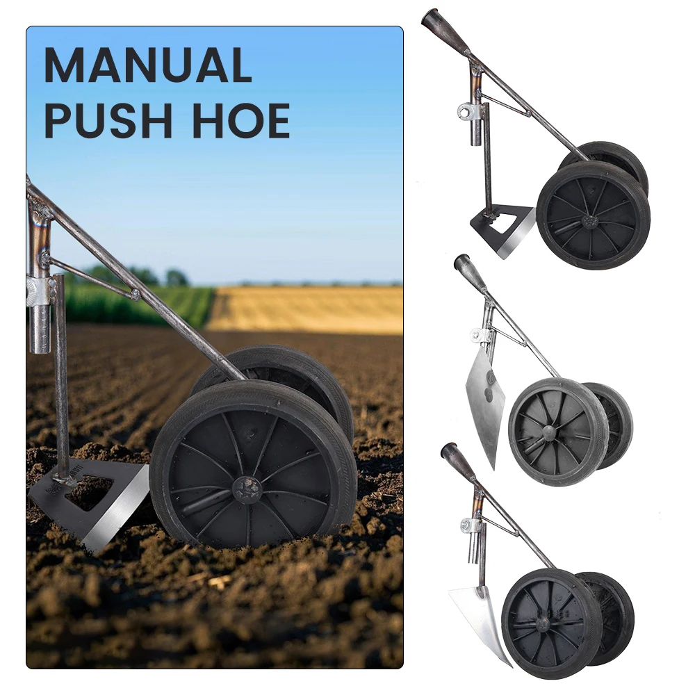 Household Hand-Pushed Garden Hoe Weeder Cultivator