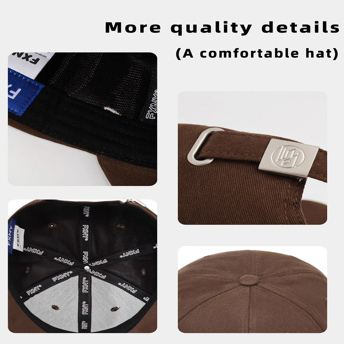 Deep Top Big Head Baseball Cap for Women 2025 New Style Face-Showing Small Enlarged Wide Brim Duck Tongue Hat Summer Sun Protection Hat Embroidered Letters Fashionable Men