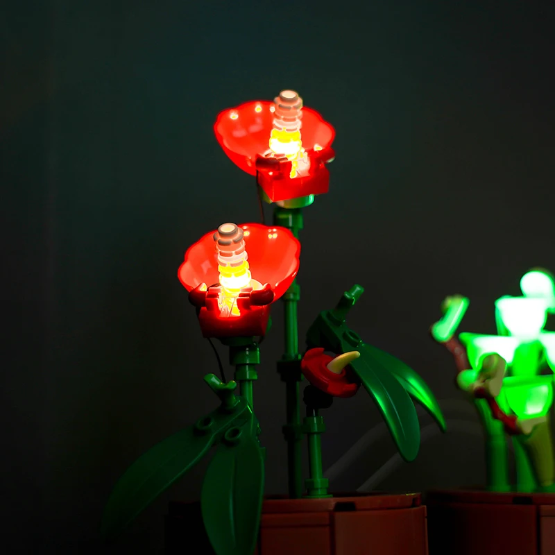 The Vonado LED 10329 set is suitable for Tiny Plants building blocks (including lighting accessories only) 5