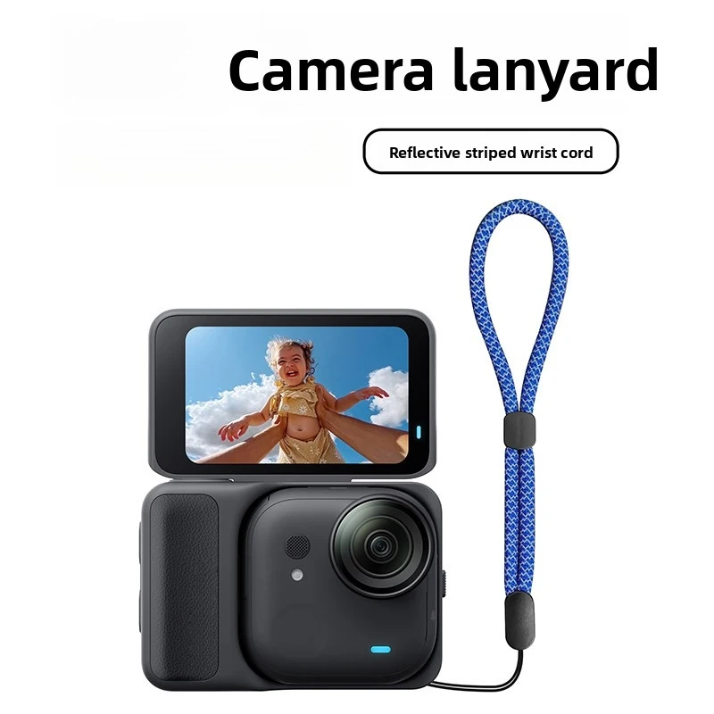 새로운 방수 방탄 목걸이 스트랩, Insta360 GO Ultra 카메라에 적합한 야외 반사 방지 분실 손목 랜야드