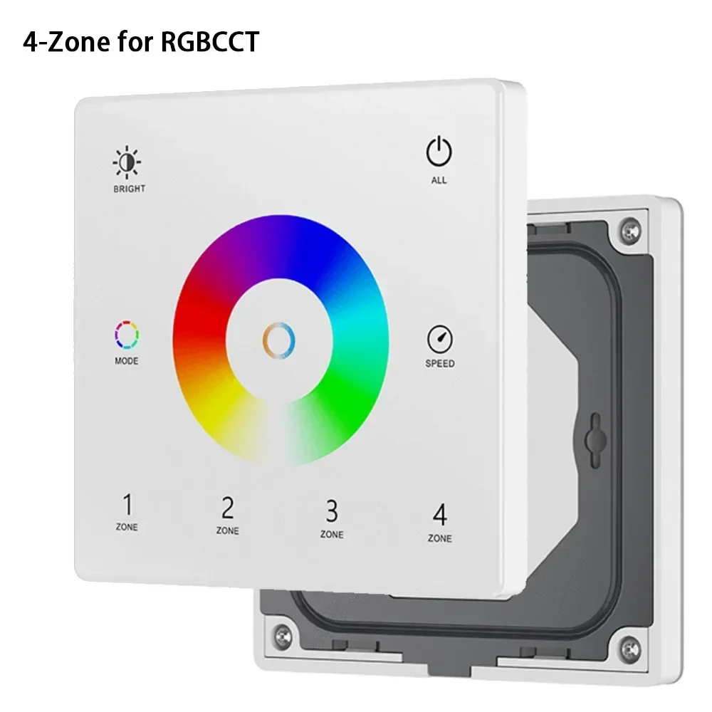 Smart WiFi LED Controller with Touch Remote & Dimmer for Multicolor LED Strips