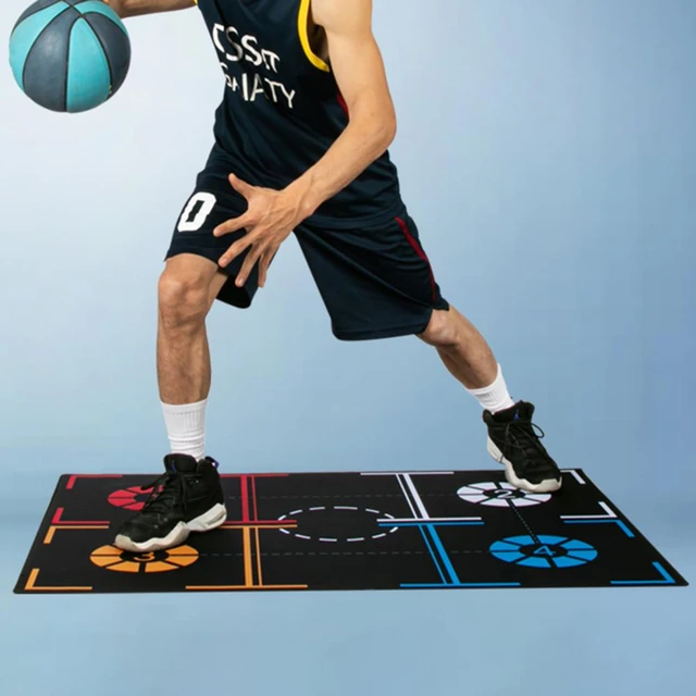 Alfombrilla de entrenamiento de fútbol de baloncesto, alfombra plegable  antideslizante para práctica de Control de pelota, equipo auxiliar de  interior - AliExpress