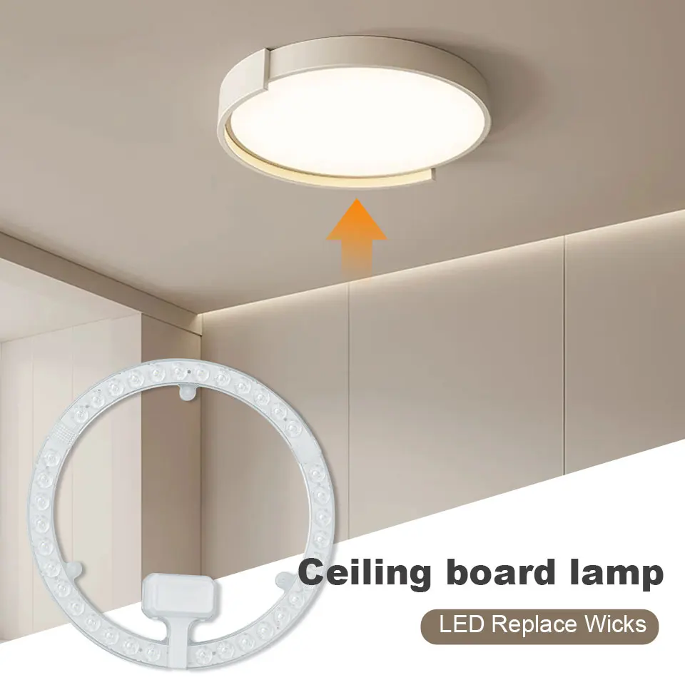 LED Ring PANEL Circle Light 36W 24W 18W 12W SMD2835 LED Round Ceiling board lamp AC 220V LED Replace Energy Saving Wicks