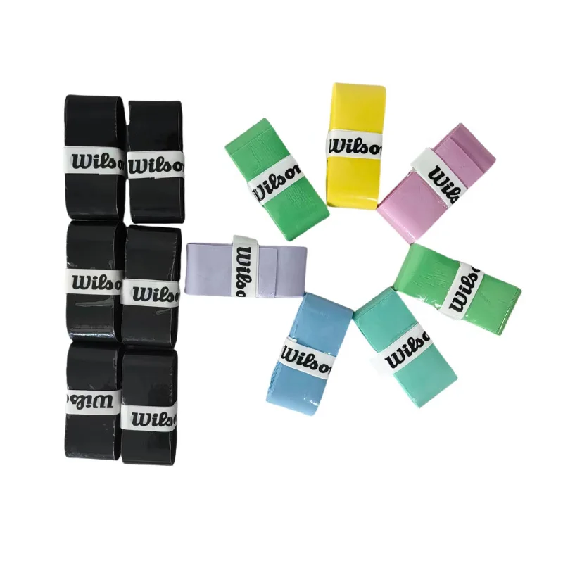 Description Picture 5 of item15PCS Viscous Grips Breathable Perforated Tennis Overgrips PU Paddle Rackets Overgrips Anti-slip Sweatbands Squash Rackets Grips