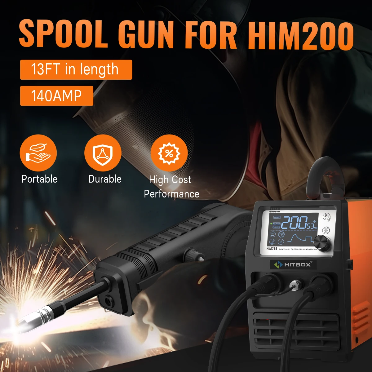 MIG Airless Torch Welding Torch Gun With Built-in Wire Feed Device Push Pull Wire Feeder Drawing Accessories gas torch welding torch welding wire feeder