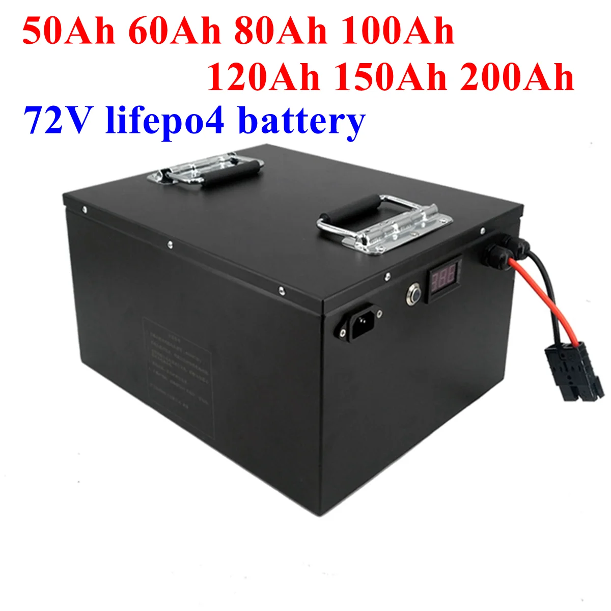 

lithium 80Ah 72V 100Ah 200Ah 120Ah 150Ah lifepo4 battery BMS deep cycle for 7000W scooter Motorcycle inverter + 10A charger