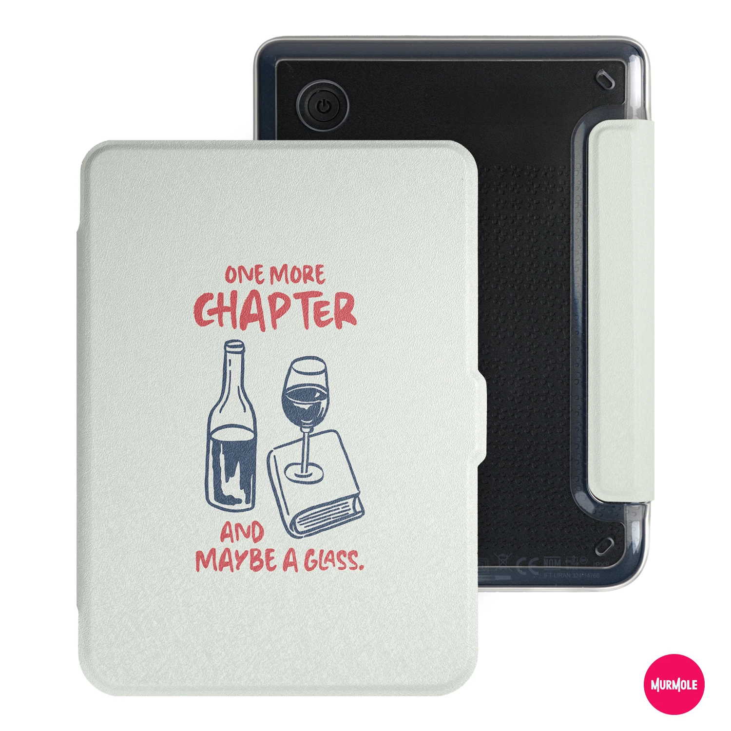 Hand-Drawn Art Style Magnetic Detachable Case with Auto Sleep/Wake Feature