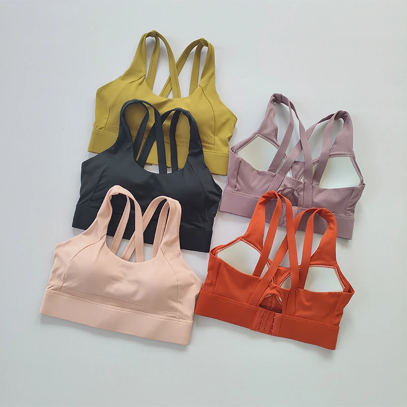 Sports Underwear Women's Beautiful Back Shockproof Gathered