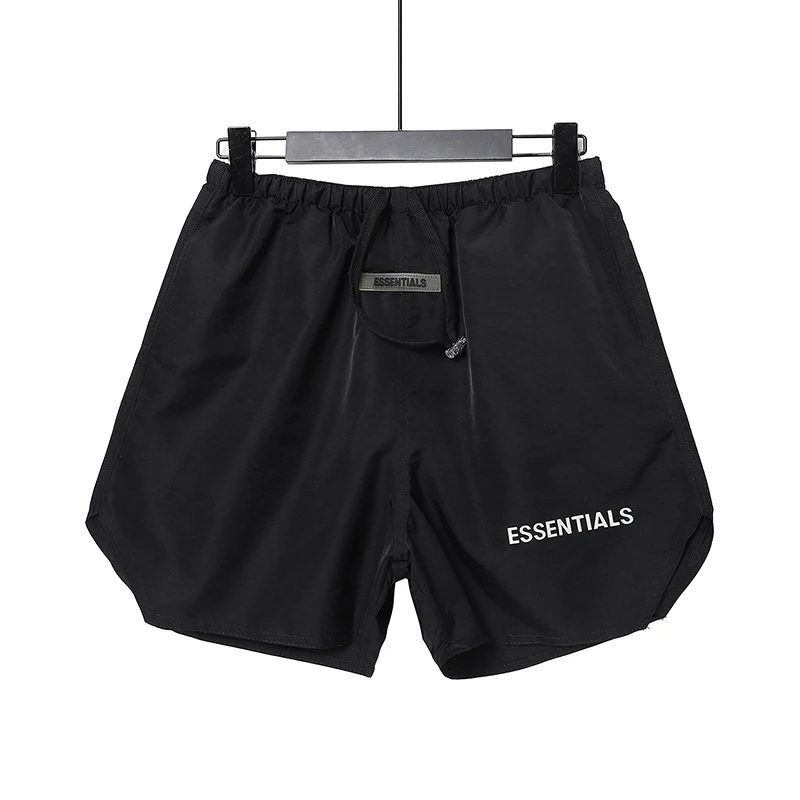 New Men's Essential Summer Shorts Reflective Letter Streetwear 5