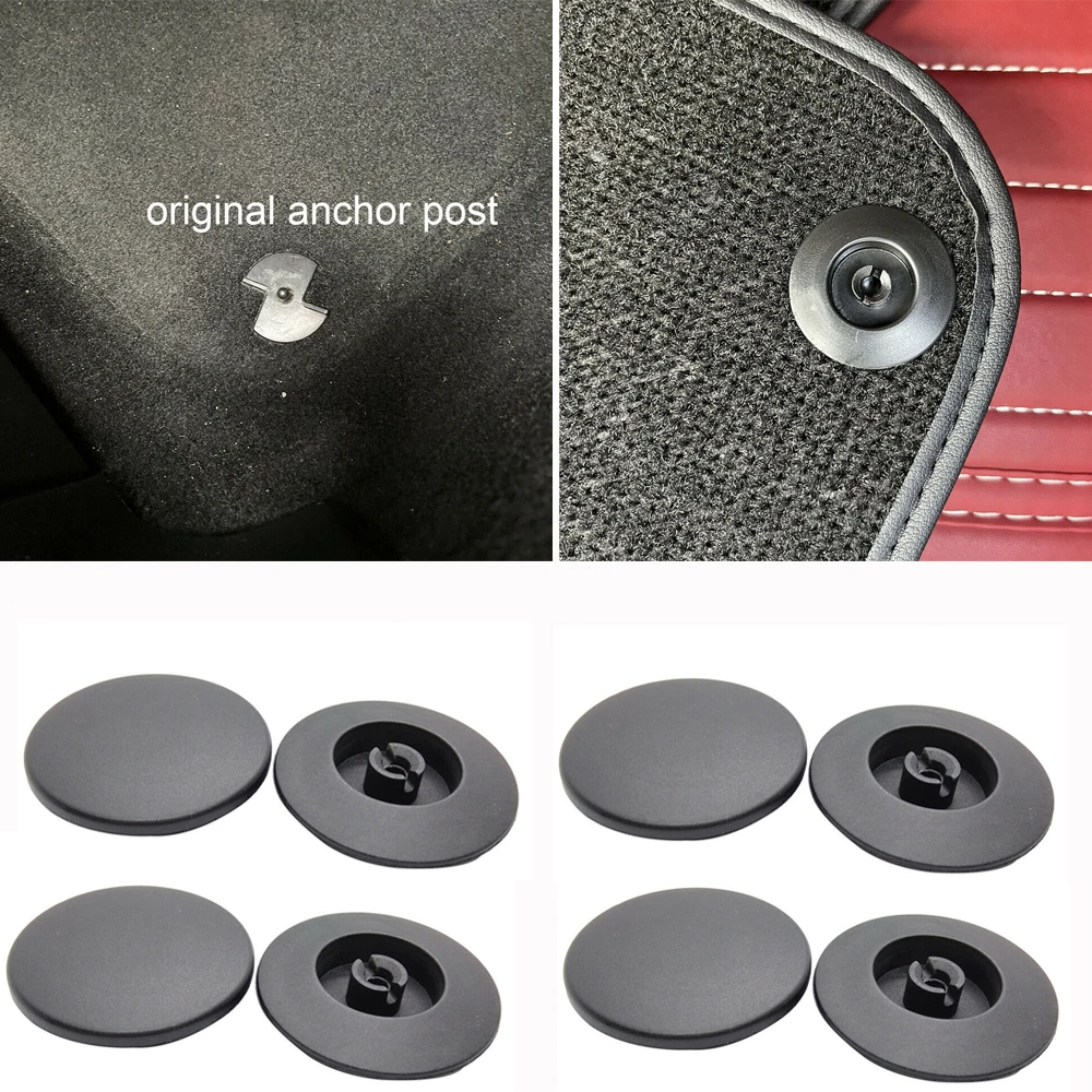 

4pcs ABS Carpet Fixing Buckle Single Layer Car Floor Mat Buckle Car Floor Mat Fixing Buckle For MASERATI For FERRARI Car Accesso