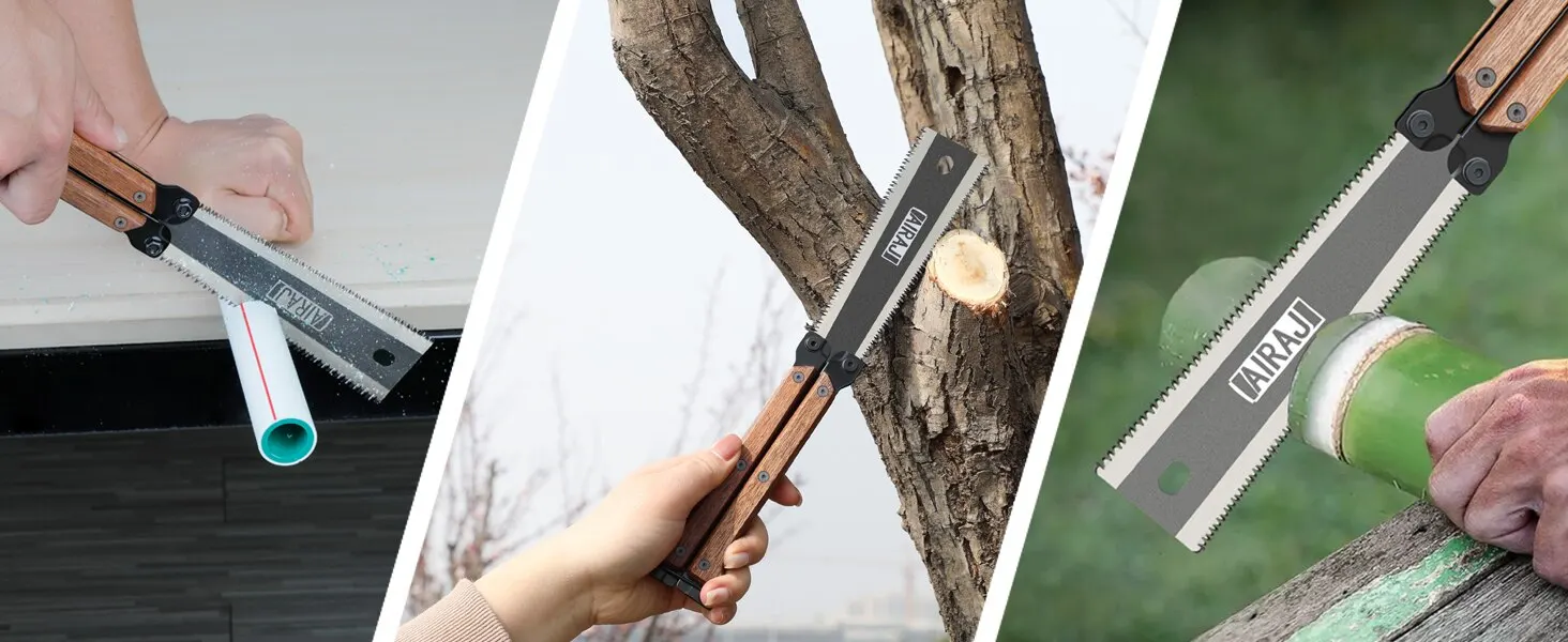 Description Picture 6 of itemAIRAJ Folding Saw SK5 Steel Pocket Garden Saw Japanese Saw, Flush Cut Trim Saw For Woodworking