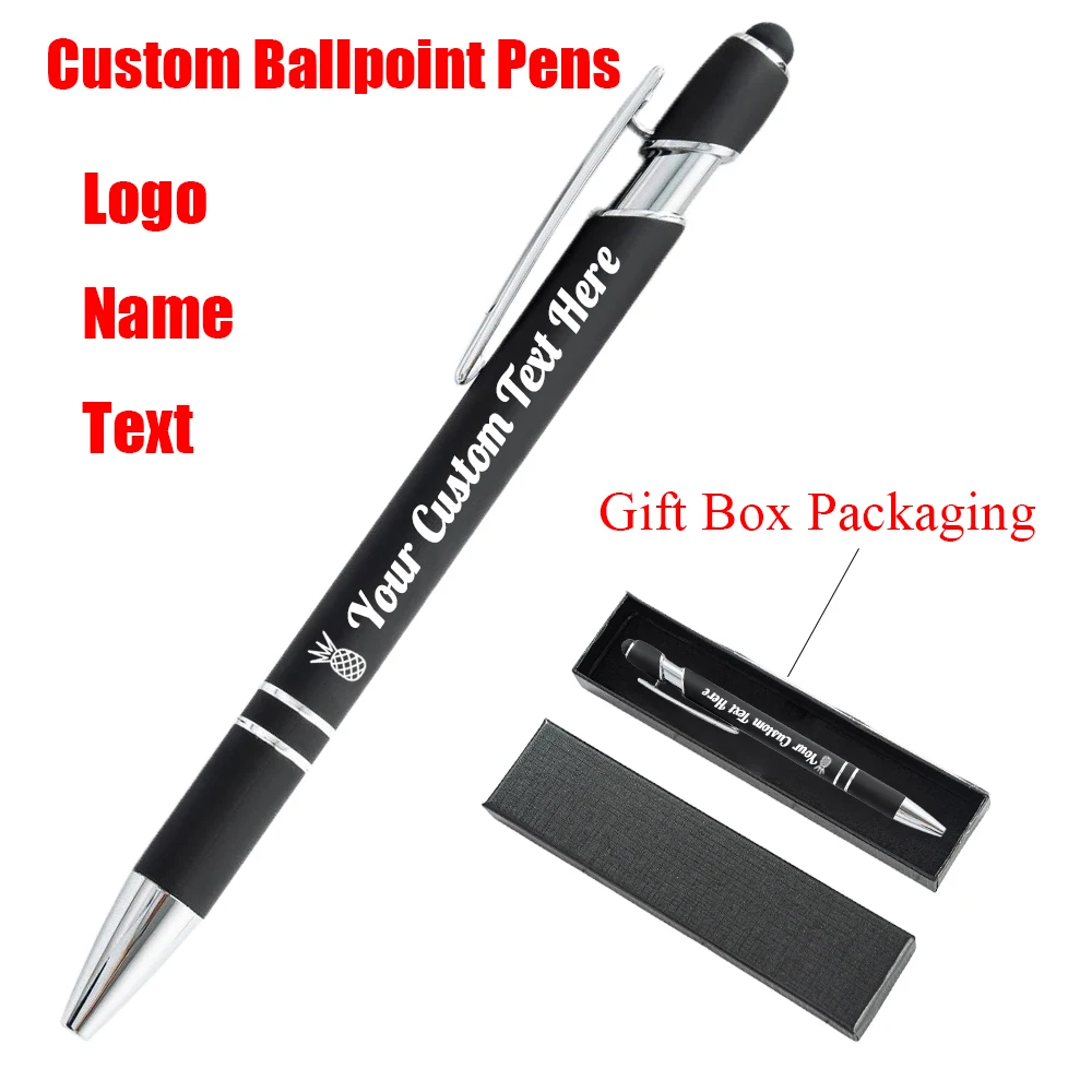 

Gift Box Packaging Luxury Ballpoint Pen Custom Name/ Message/ Engraved Logo Pens For School Business Office Signature Student