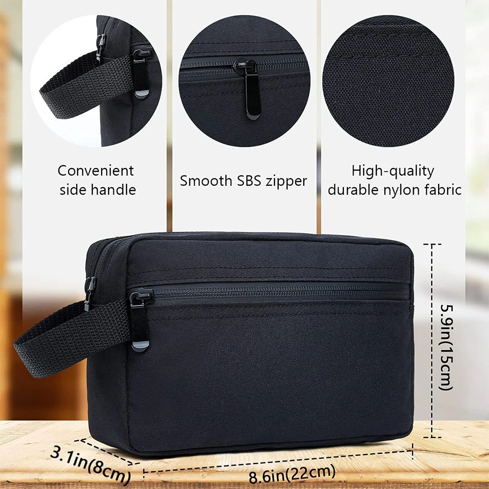 Large Waterproof Portable Toiletries and Cosmetics Bag