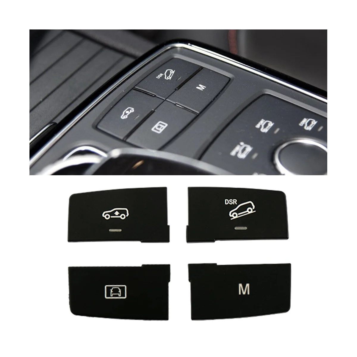 

1669051351 Car Downhill Auxiliary Awitch Shift Button Multi-Function Button for Mercedes-Benz ML GL GLE W166 W292