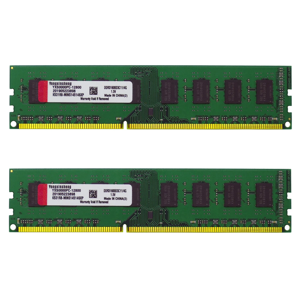 DDR3 RAM 2GB 4GB 8GB 1600MHZ desktop computer PC3 12800U universal memory