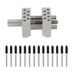 Versatile Stainless Steel Adjustable DIY Craft Vise Fixture (Silver set)