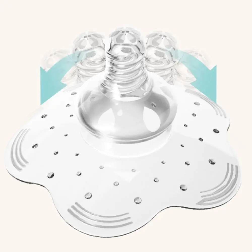 Petal Style Cross-milk Hole Mother Nipple Cover Feeding Breast Pad Women Milk Extractor Nipple Protector Breastfeeding Shields 5