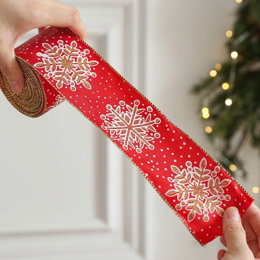Christmas Satin Ribbon Polyester Gift Box Decoration