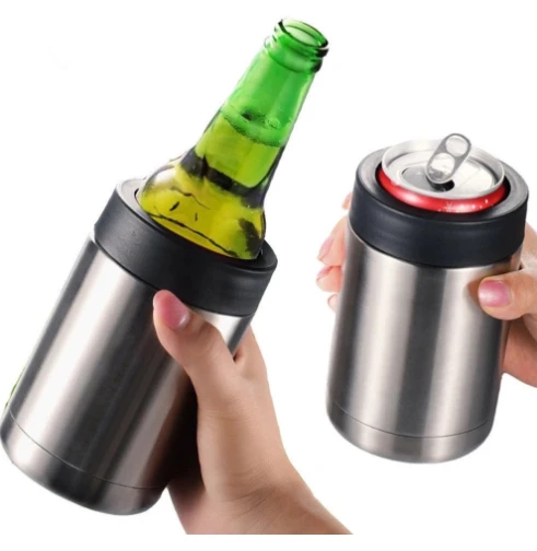 1216OZ Stainless Steel Beer Bottle Cold Keeper Can/Bottle Holder Double  Wall Vacuum Insulated Beer Bottle Cooler Bar Accessories - AliExpress