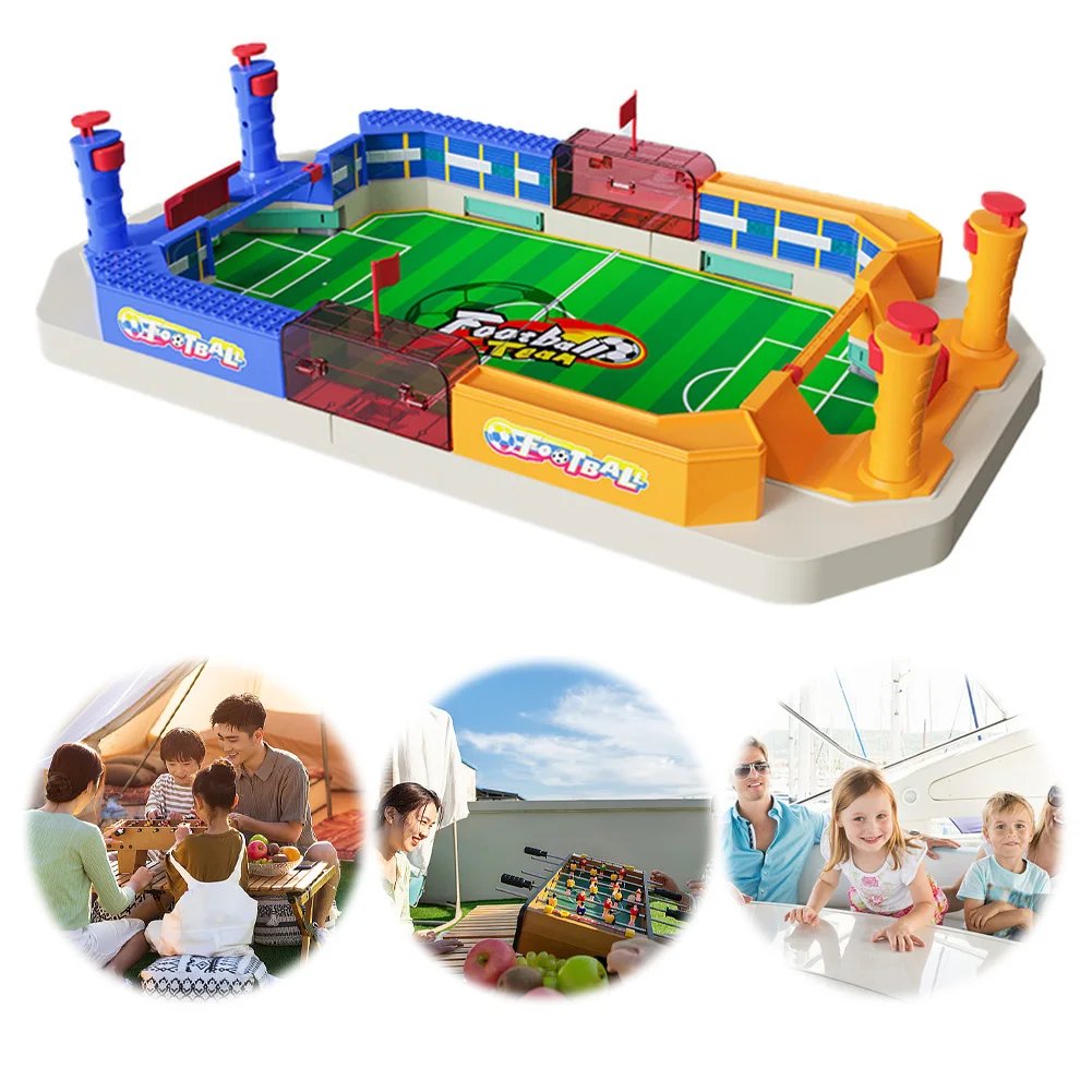 Tabletop Soccer Pinball Desktop Sport Board Game Football Board Game for Adults Kids Family