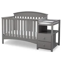 Furniture  Abby Convertible Crib and Changer, Grey 66 discount 1