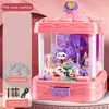 Kid Claw Machine Gashapon Plush Dolls Mini Drawing Clip Machine Fairground Coin Arcade Game Crane Children 3 Years 3