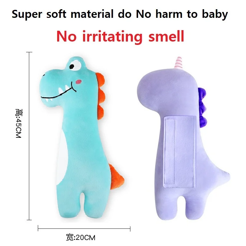Seat Belt Protection Seat Belt Protector Car Pillow Baby Car Seat Accessories Head Supports Protection Car Belt Protector Child Seat Belt Pillow Cute Cartoon Safety Doll