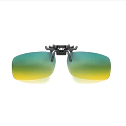 Enhanced Photochromic UV400 Clip - On Sunglasses for Outdoor and Daily Use (Day Night Lens)