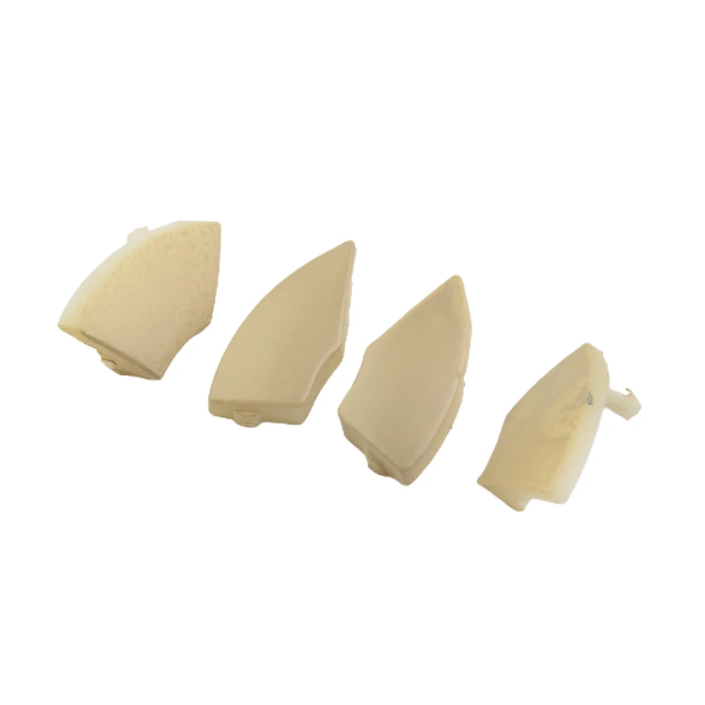 4 Pezzi Trim Cover Beige Removal Point Holes Per Fiat 500 Radio Cd Button Pulsanti Trim Parts Parti Di Ricambio Durevole Pratico