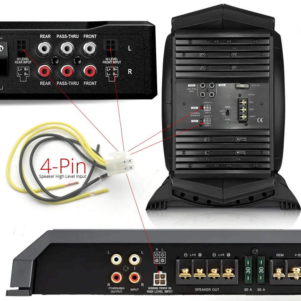 プラスチック 11PIN ステレオ ハーネス スピーカー ケーブル オス プラグ 適用: クライスラー/CHRYSLER AL-RR-7115 AL