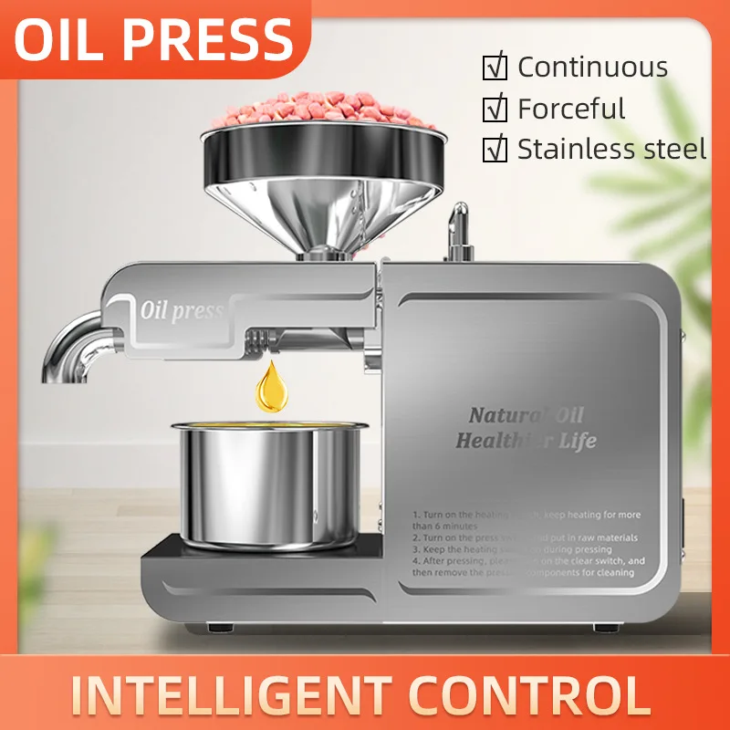 TSS-04 High Efficiency Oil Press Machine Hydraulic Cold Press Oil Machine for Walnut Corn Extraction