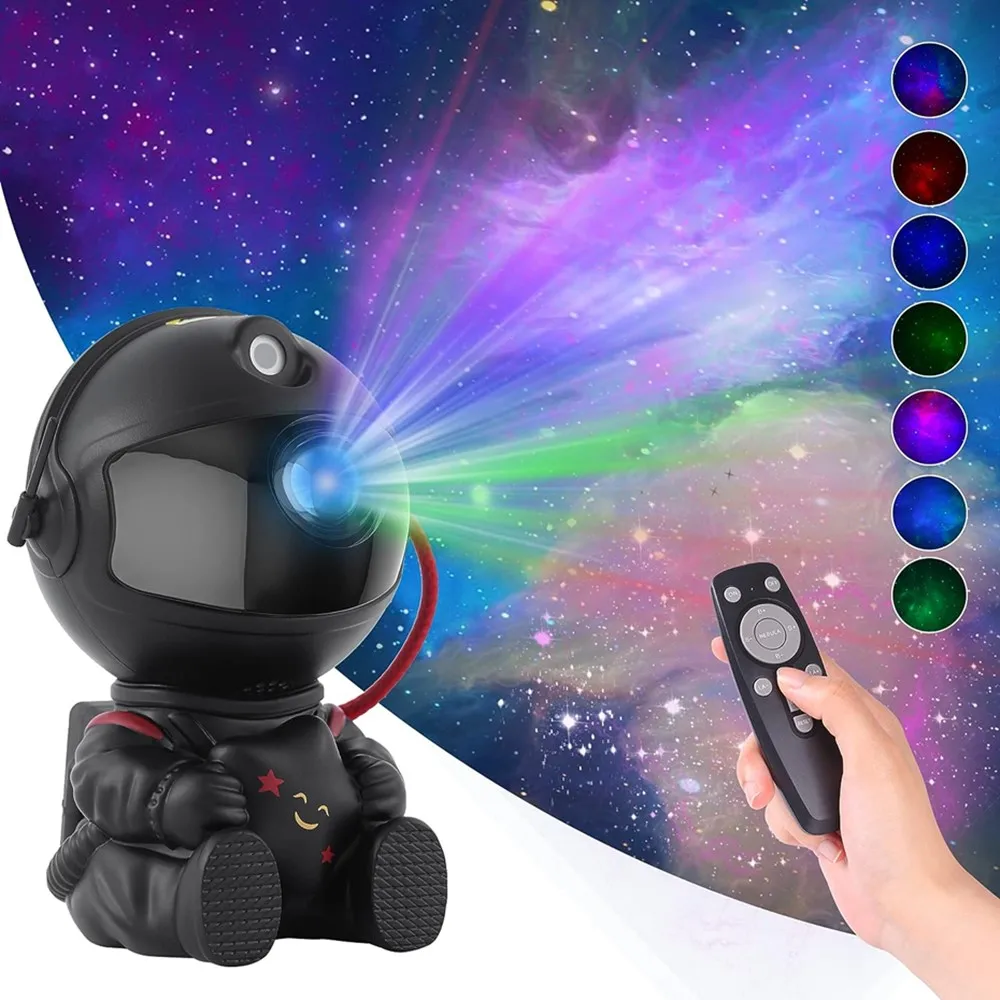 Star Projector Galaxy Night Light Astronaut Space Projector Starry Nebula Ceiling LED Lamp for Bedroom Home Decorative kids gift 2