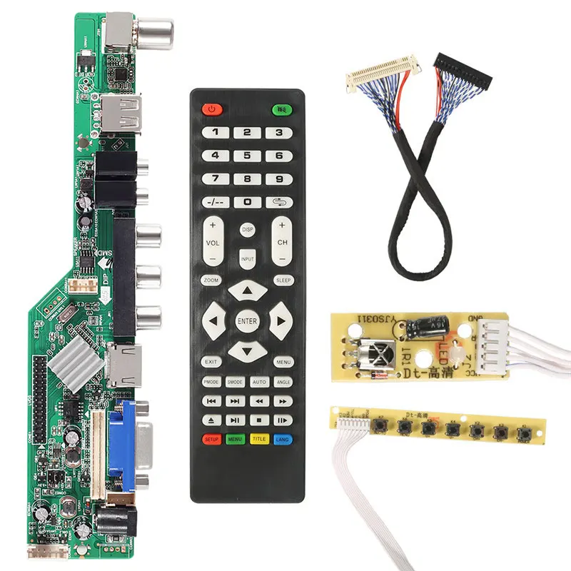 Новинка 3663 цифровой сигнал Φ DVB-T универсальная плата драйвера контроллера