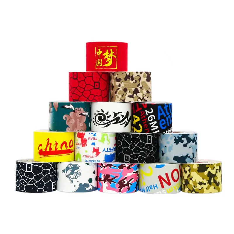 1 Roll Kinesiology Tape Fitness Athletic Sports Cotton Tapes Water Resistant Knee Shoulder